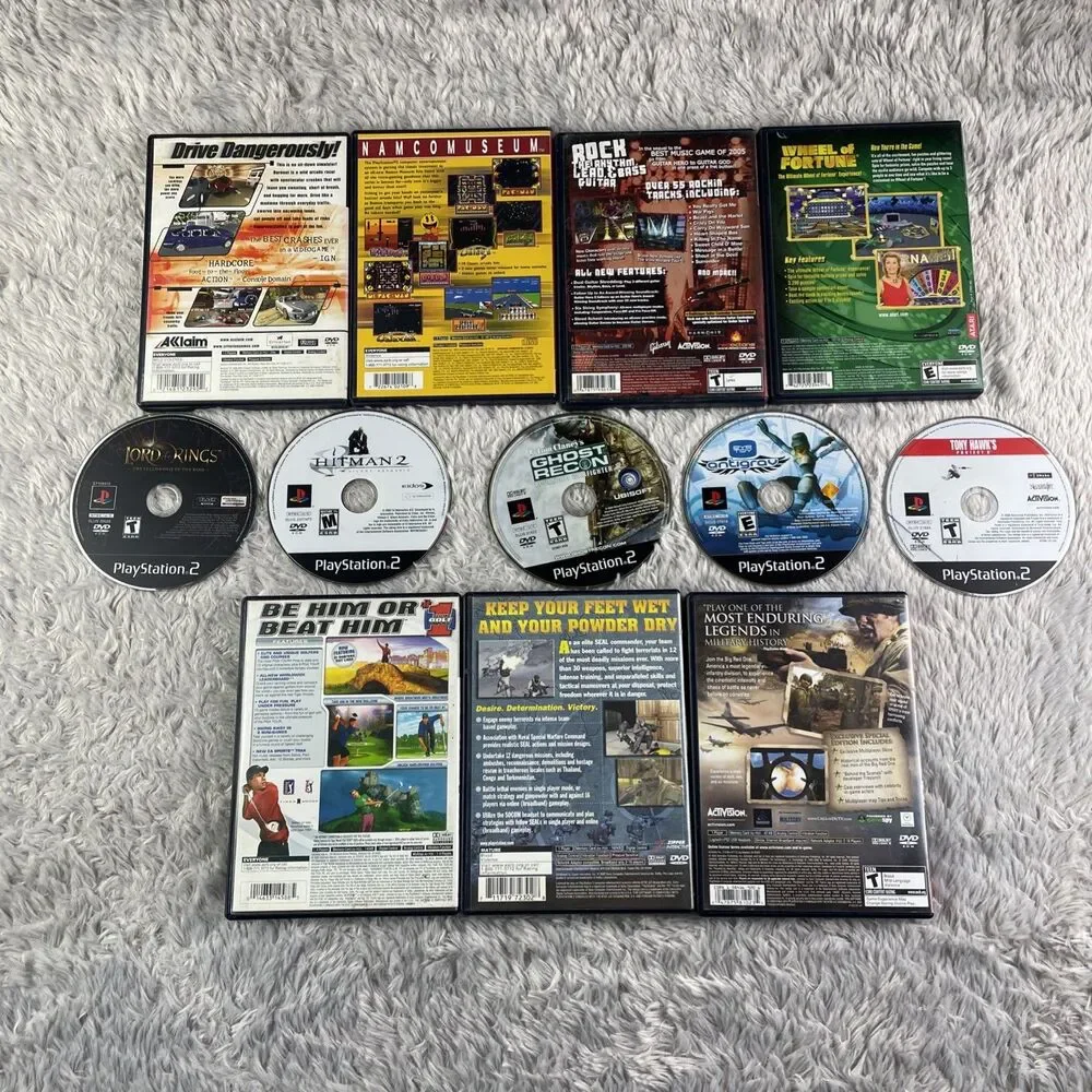 PlayStation 2 Video Game Lot of 12 Games Various PS2 All Tested and Working